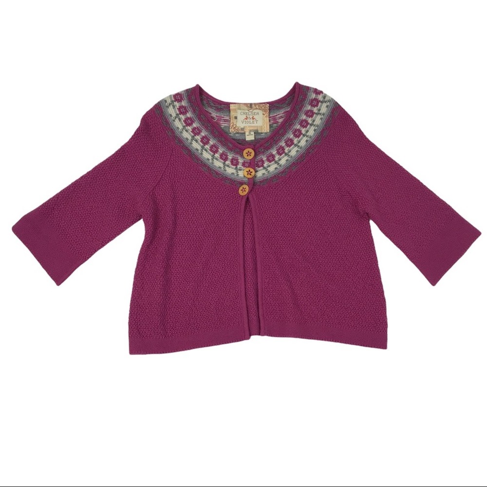 Chelsea & Violet Open Knit Cardigan